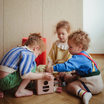Mushie Shape Sorting Box | Petal
