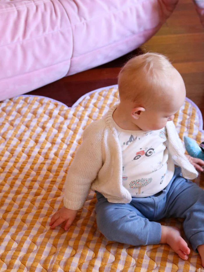 Mango Seersucker Playmat | Mosey Me