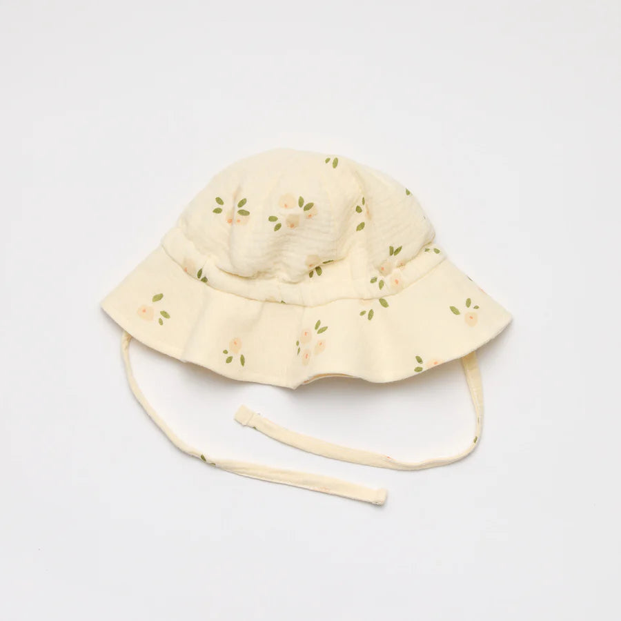 Organic Muslin Hat - Daisy