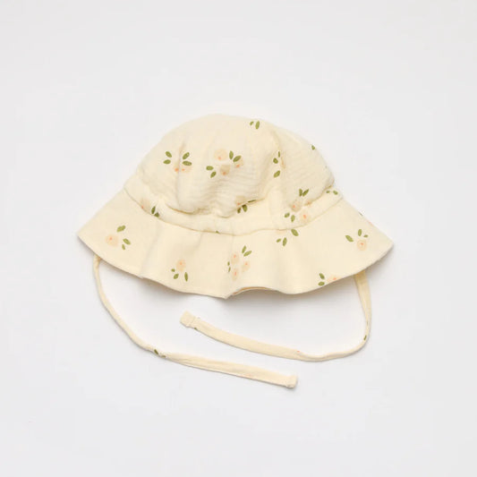 Organic Muslin Hat - Daisy