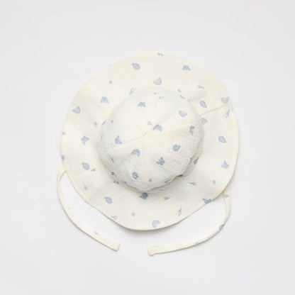 Organic Muslin Hat - Enchanted Garden