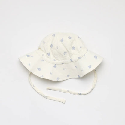 Organic Muslin Hat - Enchanted Garden