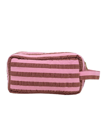 Sundae Seersucker Dopp Kit | Mosey Me
