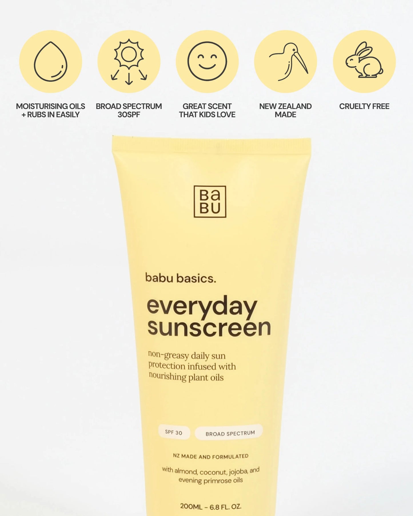 Babu Everyday Sunscreen | SPF30