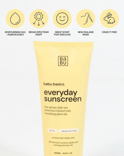 Babu Everyday Sunscreen | SPF30