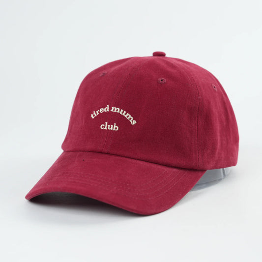 Tired Mums Club Maroon Cap