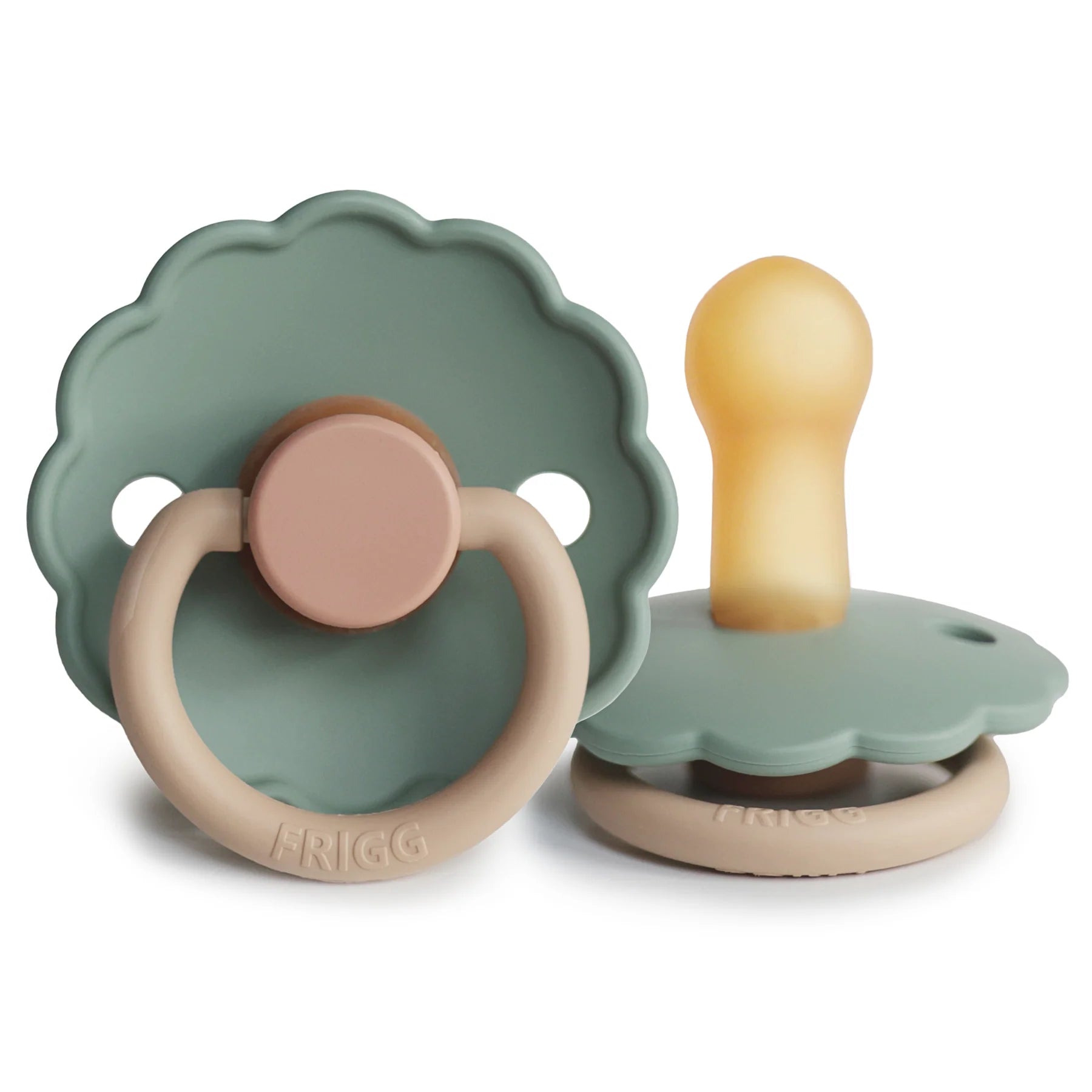 Frigg Daisy Natural Latex Pacifier - Willow available at Little Mash Boutique