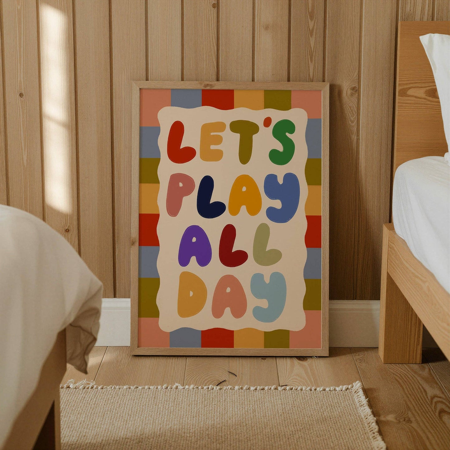 Let's Play All Day Print | A4