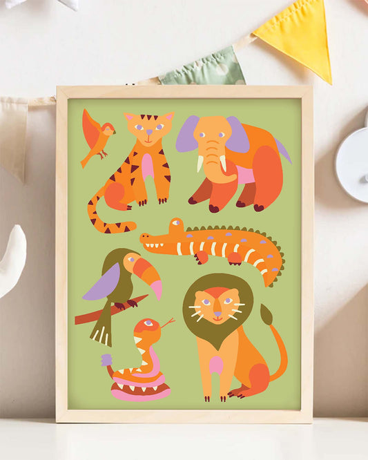 Kids Paint by Numbers - Little Safari