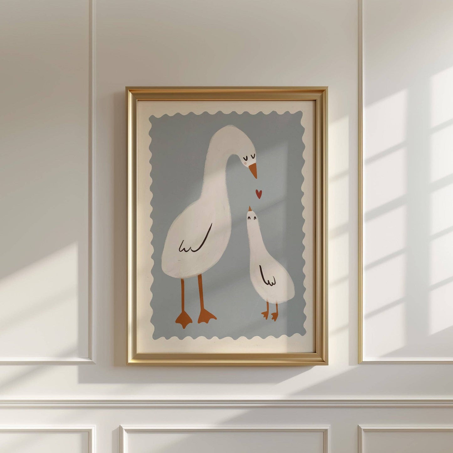 Mama Duck Nursery Print | A4