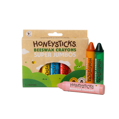 Honeysticks Beeswax Crayons Super Jumbos 7pk