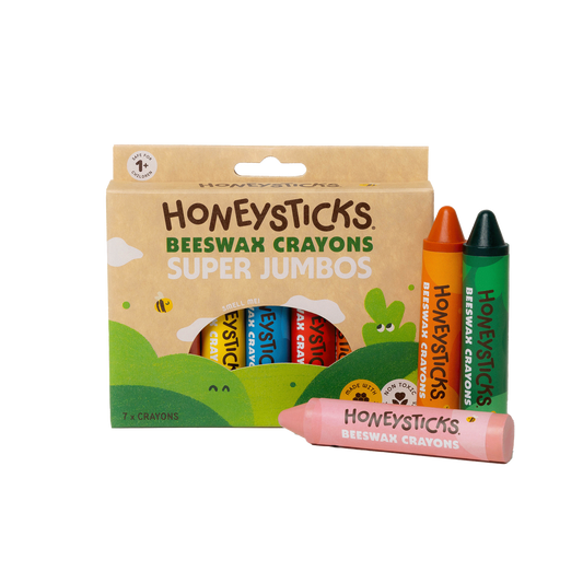 Honeysticks Beeswax Crayons Super Jumbos 7pk
