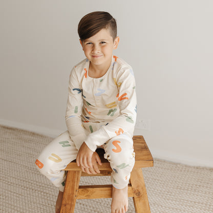 Winter PJ Set - Alphabet