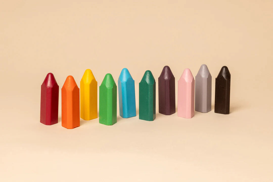 Bath Crayon Triangles