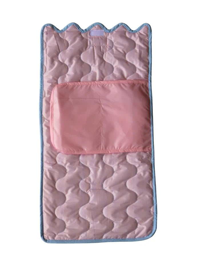 Mosey Me - Butter Blue Seersucker Change Mat