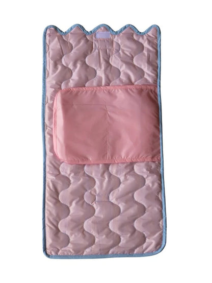 Mosey Me - Butter Blue Seersucker Change Mat
