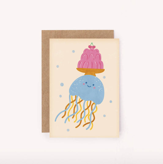 Jellyfish Mini Birthday Card