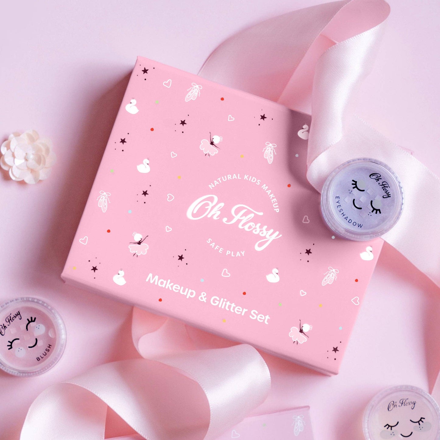 Oh Flossy Ballet Sparkle Makeup & Glitter Set