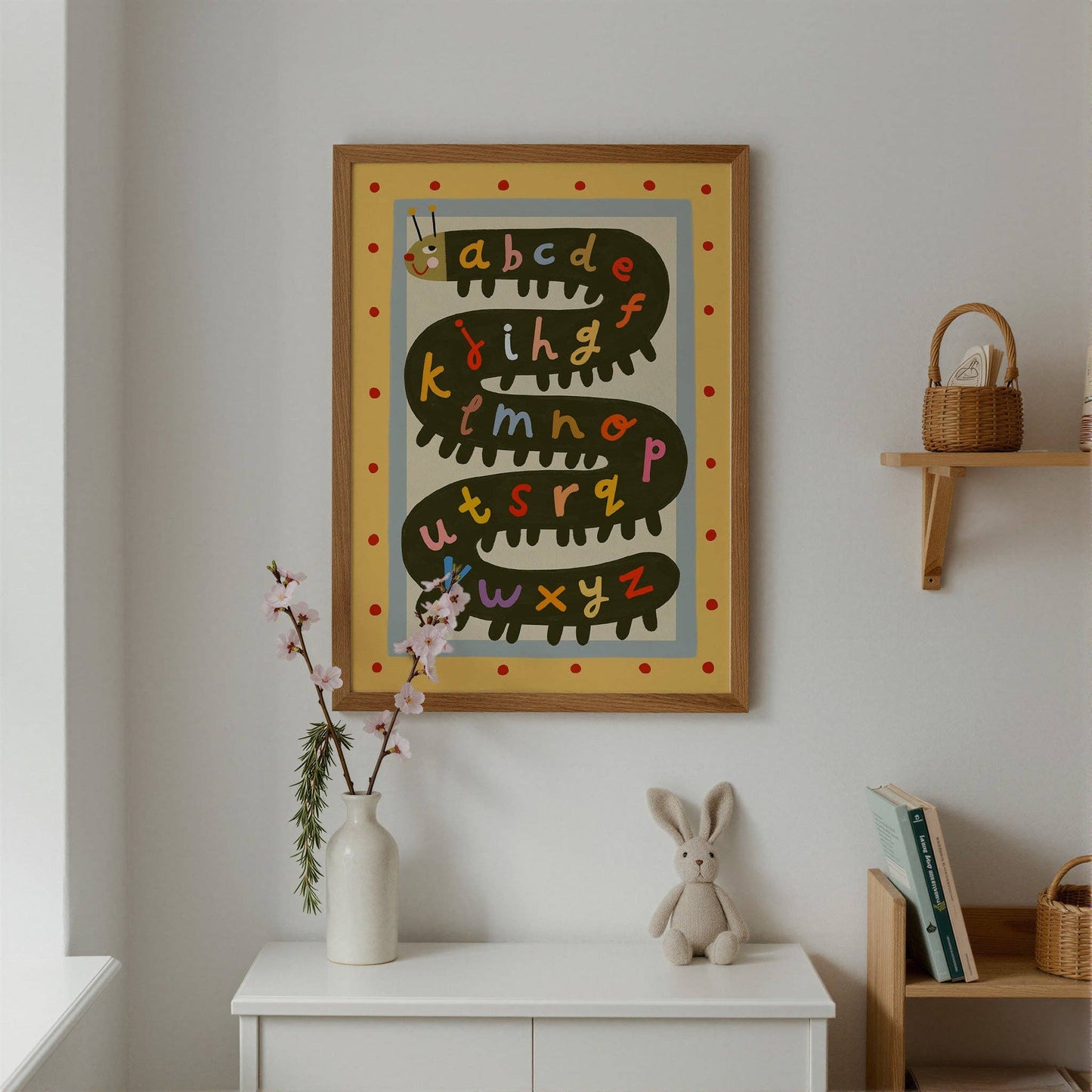 Alphabet Caterpillar ABC Print | A4