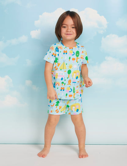 Summer PJ Set - Happy Campers