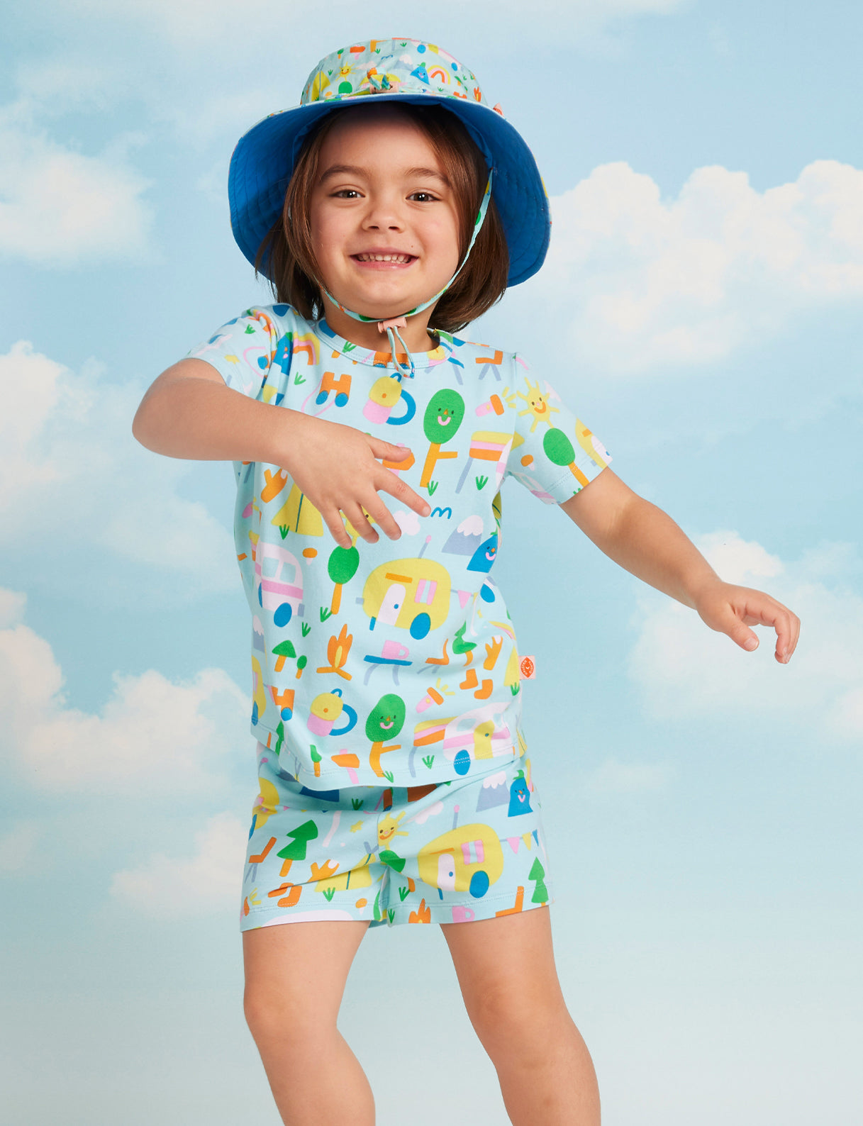 Summer PJ Set - Happy Campers