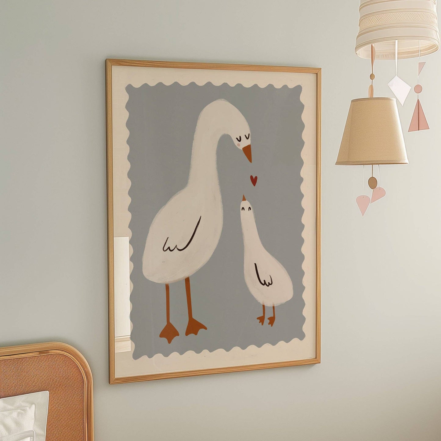 Mama Duck Nursery Print | A4