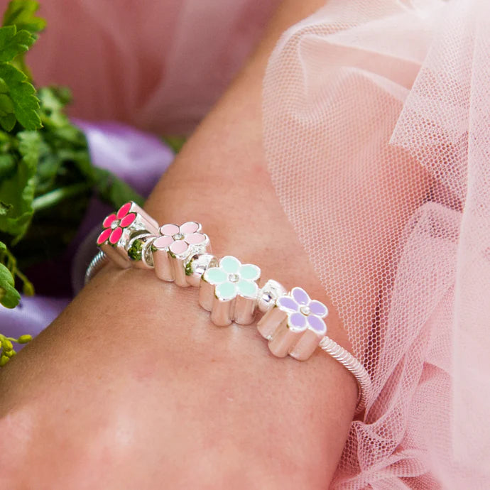 Petite Fleur Bouquet Charm Bracelet