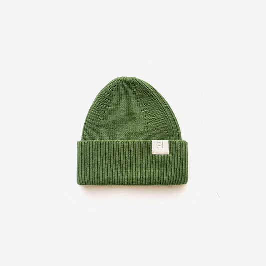 Organic Cotton Rib Beanie - Clover