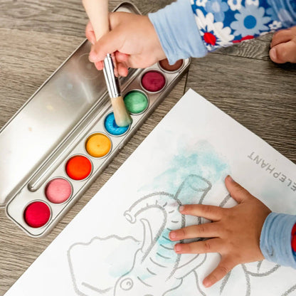 Toddler Colouring Book - Endangered Animals Adventure