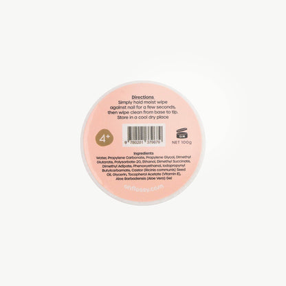 Oh Flossy Water-Based Nail Polish Remover Wipes