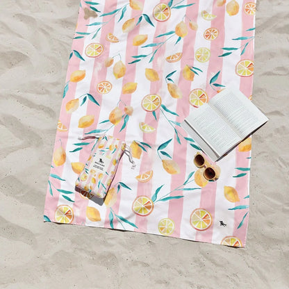 Dock & Bay Adults Beach Towel - Lemons