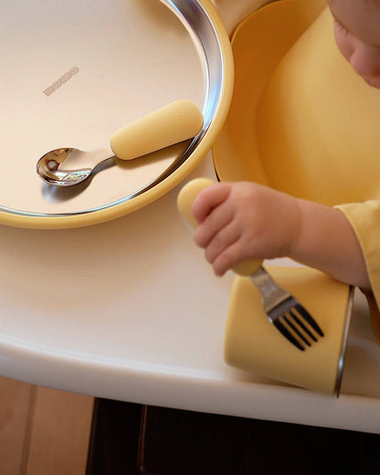NOMO MINI - First Bites Stainless Steel Set | Butter
