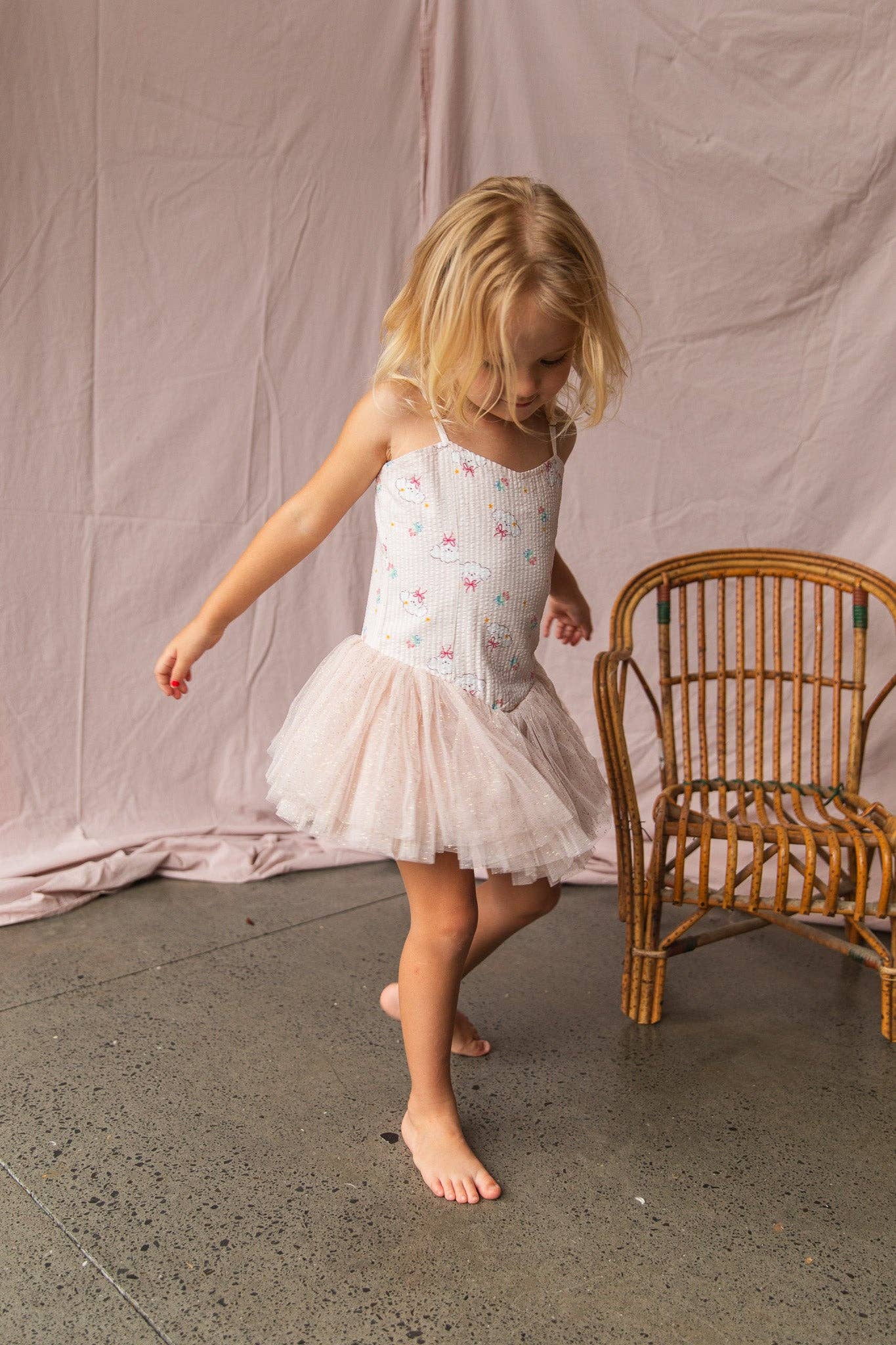 Vintage Ballerina Tutu - Suzie Print