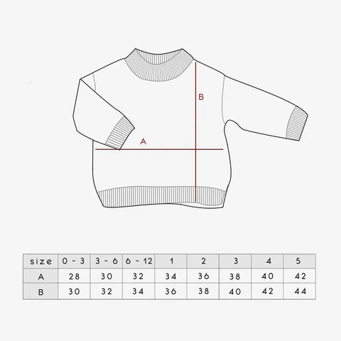 Organic Cotton Bubble Sleeve Jumper