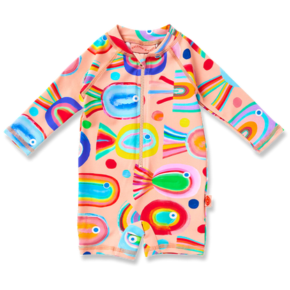 Long Sleeve Rash Suit - Fancy Fins