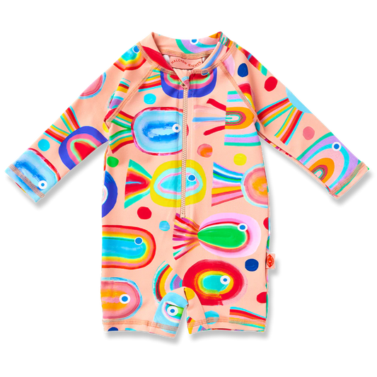 Long Sleeve Rash Suit - Fancy Fins