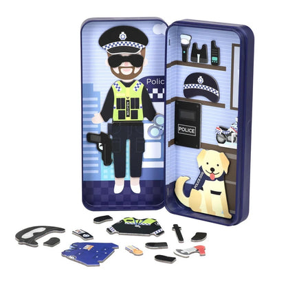 Magnetic Puzzle Box - Police Officer