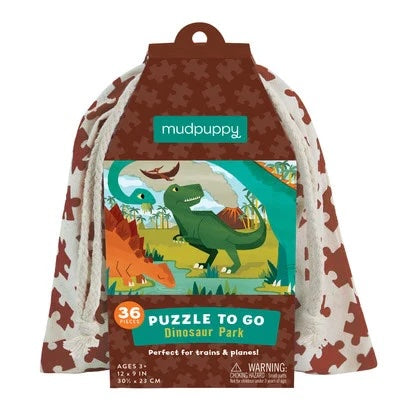 Mudpuppy Puzzle To Go - Dinosaur Park