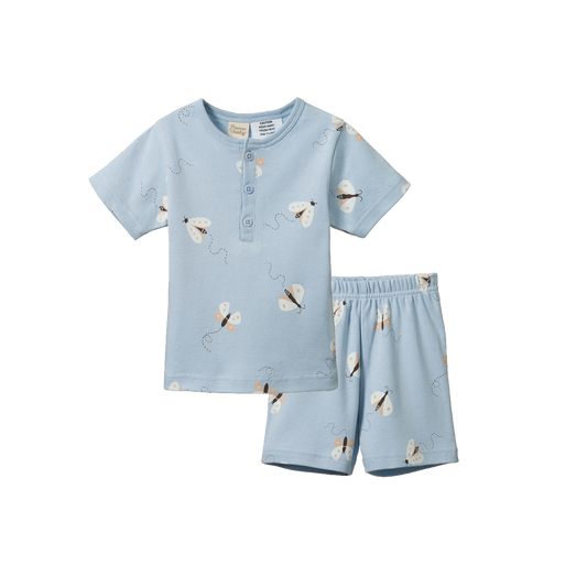 Short Sleeve Pyjama Set - Dragonfly