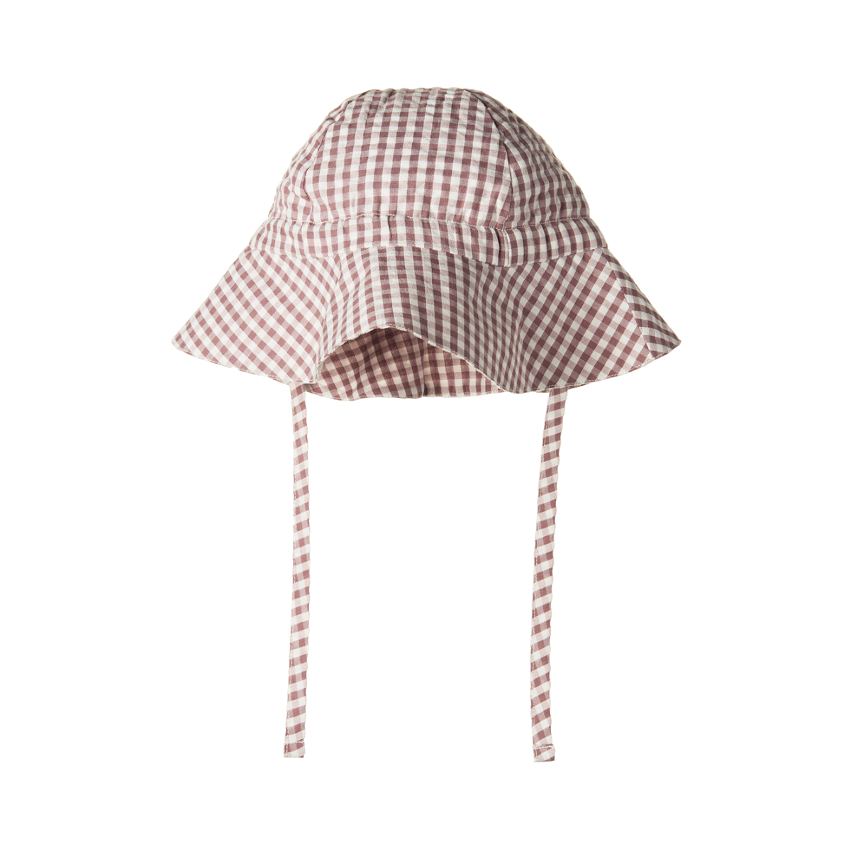 Gingham Sunhat - Twilight Check