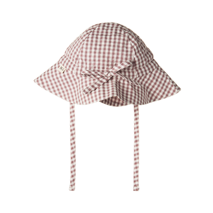 Gingham Sunhat - Twilight Check