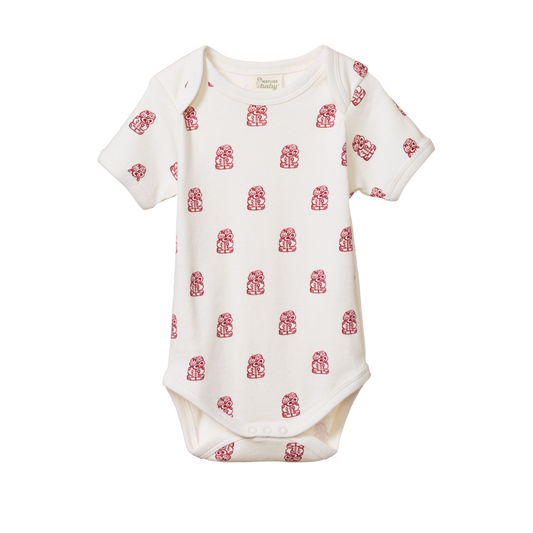 Nature Baby Short Sleeve Bodysuit - Tiki available at Little Mash Boutique