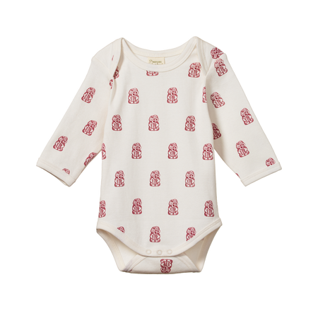 Nature Baby Long Sleeve Bodysuit - Tiki available at Little Mash Boutique