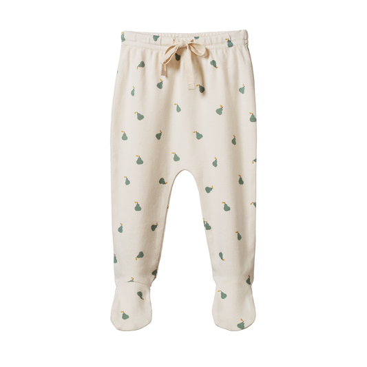Cotton Footed Romper - Petite Pear by Nature Baby