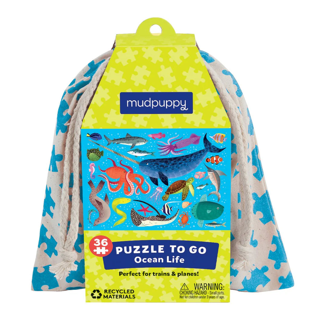 Mudpuppy Puzzle To Go - Ocean Life