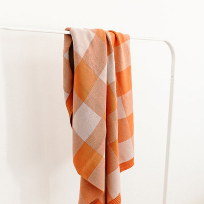 Organic Cotton Knit Blanket | Bubblegum Picnic