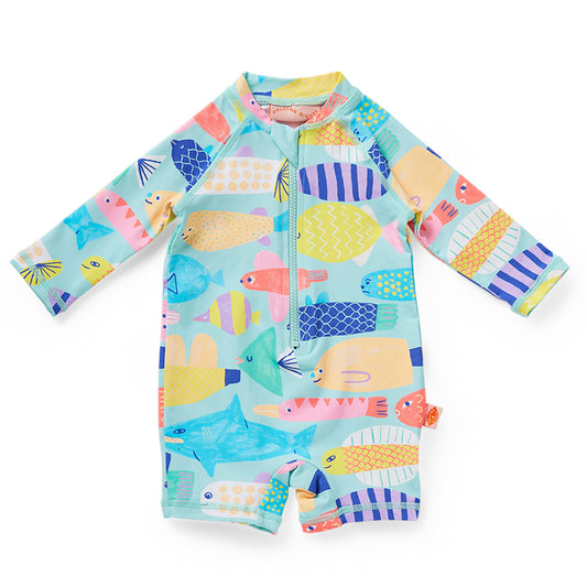 Long Sleeve Rashsuit - Rainbow Reef