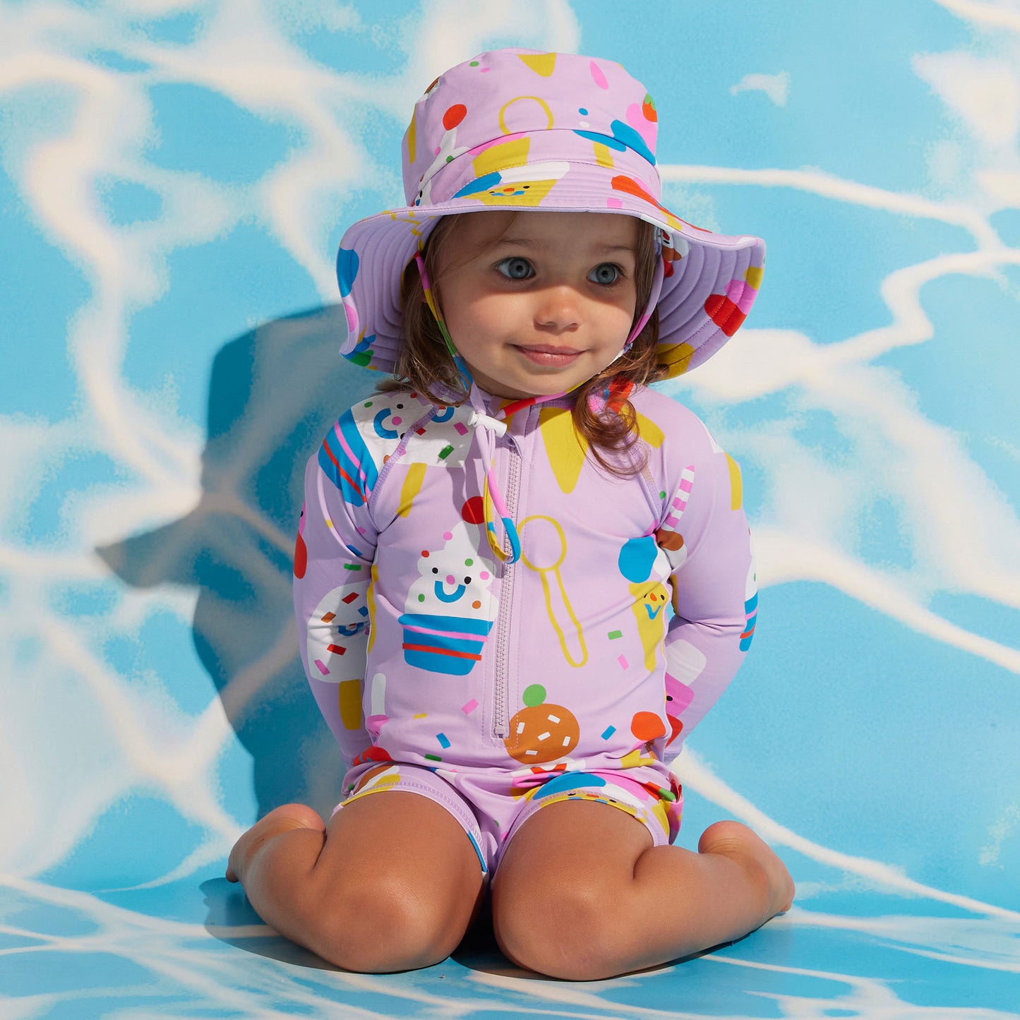 Swim Bucket Hat - Sundae Fun Day