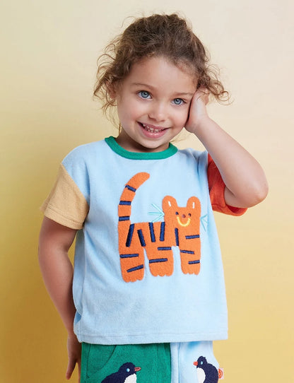 Halcyon Nights - Terry T-Shirt | Zoo Crew Blue