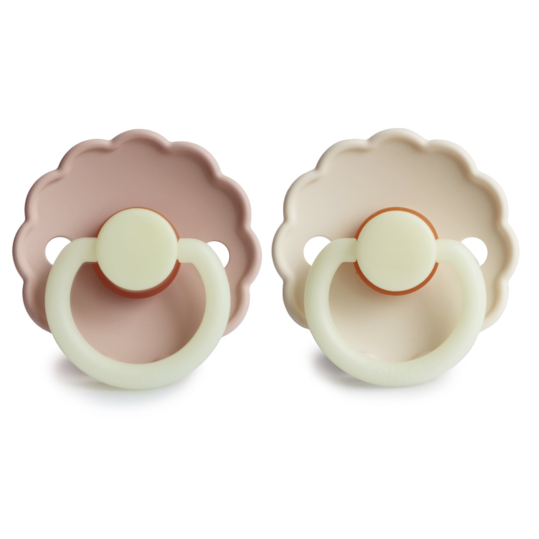 Night Pacifier Blush and Cream by FRIGG